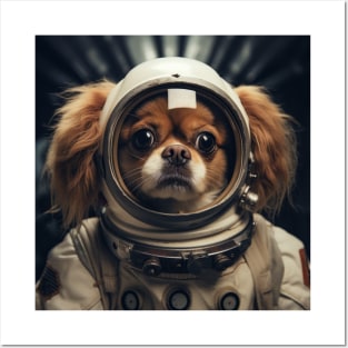 Astro Dog - Tibetan Spaniel Posters and Art